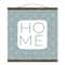 Home Mudcloth Pattern Teak Hanging Canvas Wall Art